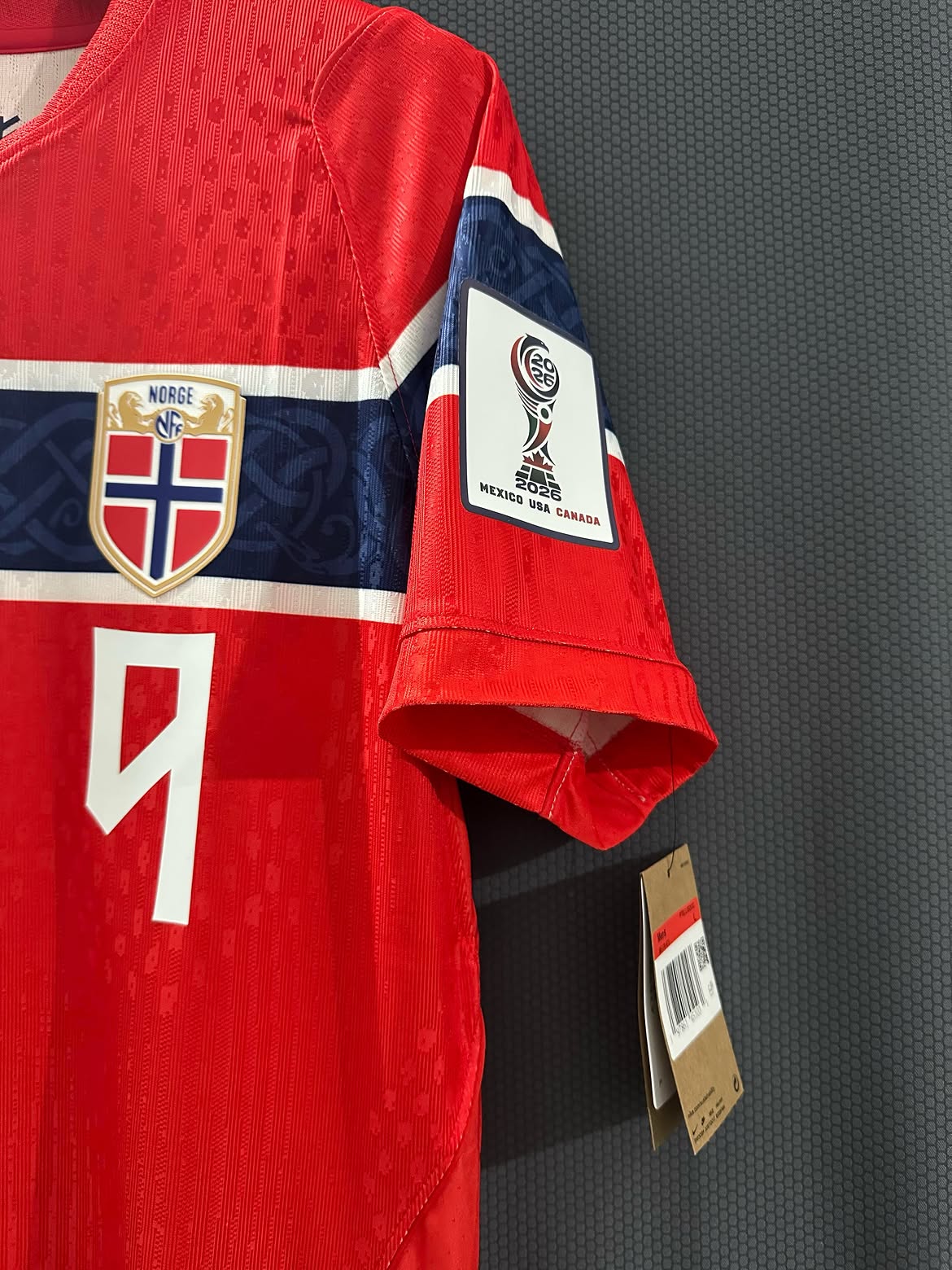 Norway Home Red Fans football Jersey