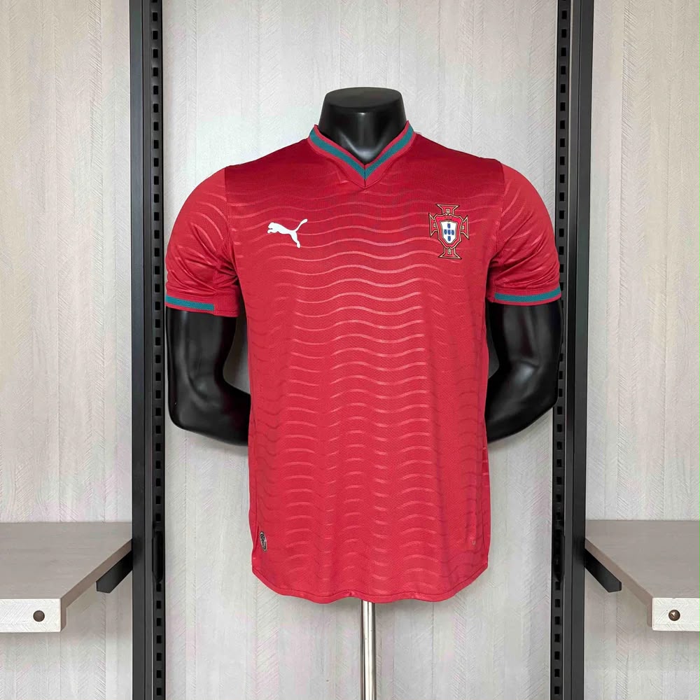 Portugal Home Jersey World Cup 2026 PLAYER VERSION (EMBROIDERY PATCHES)