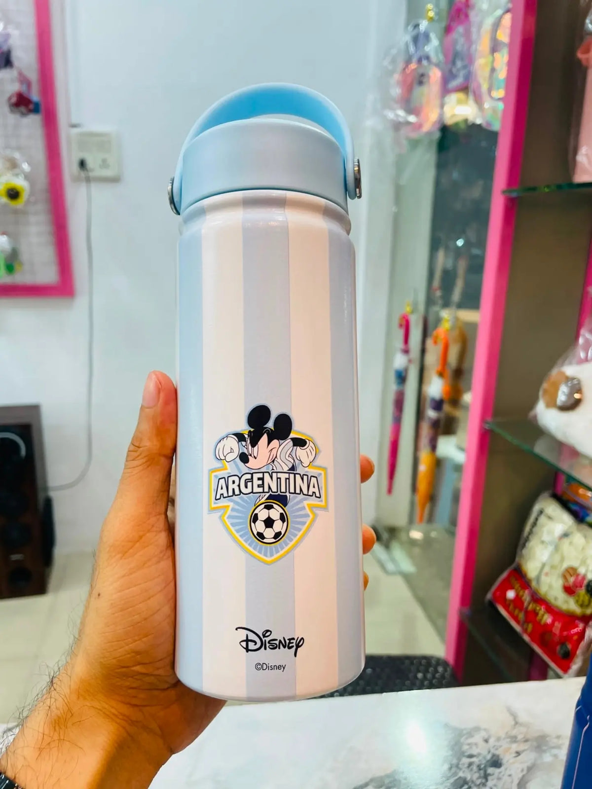 Disney Football Edition Stainless Steel Bottle – 550mL ⚽✨