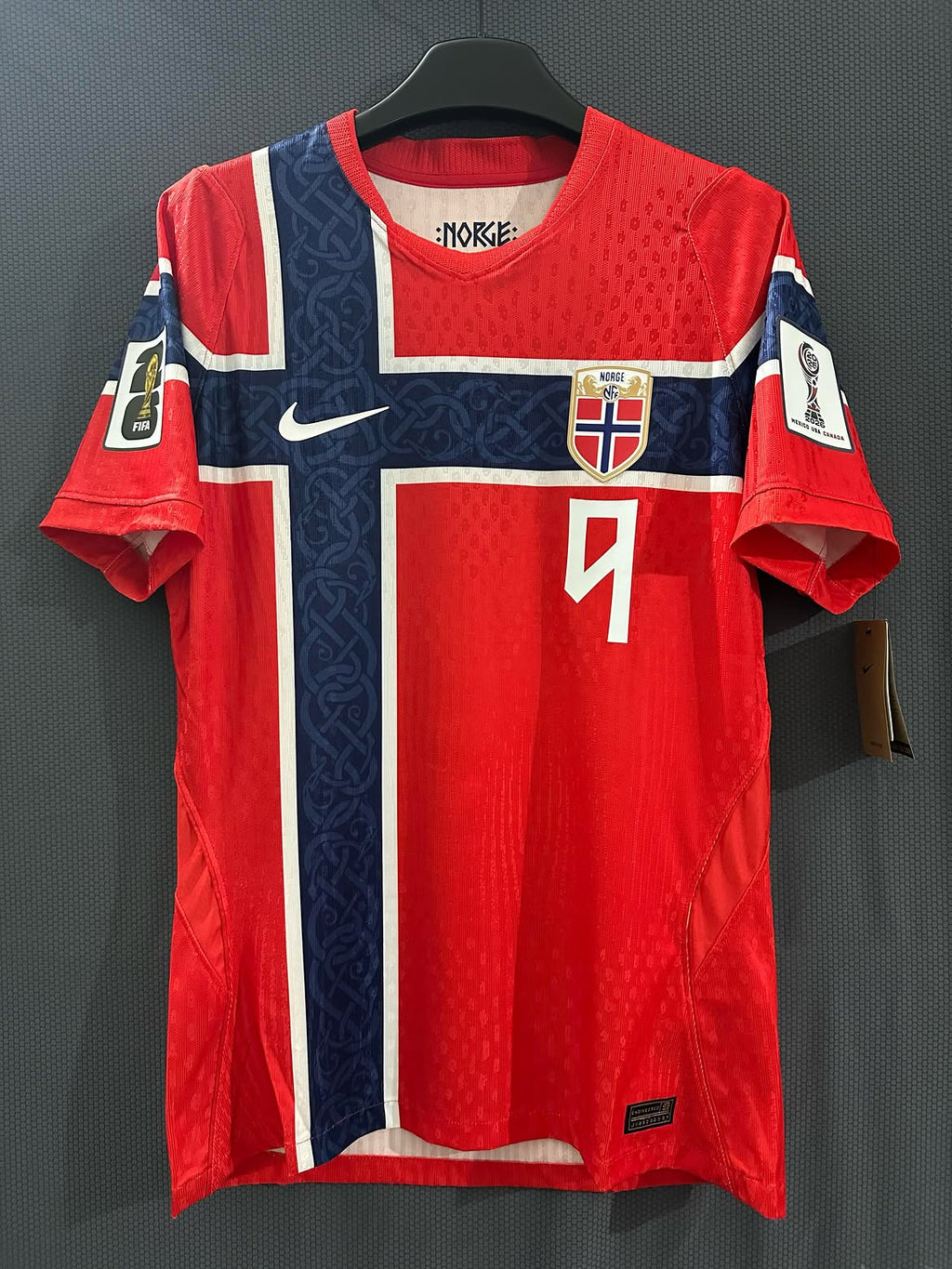 Norway Home Red Fans football Jersey