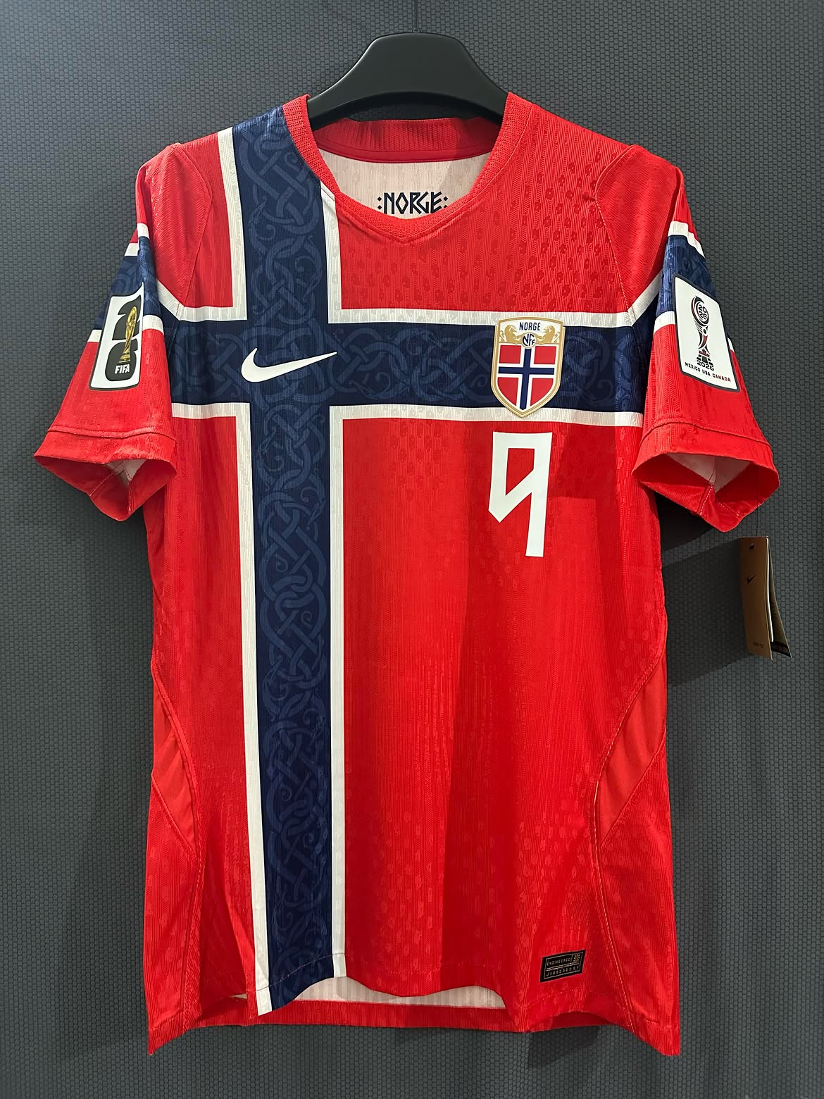 Norway Home Red Fans football Jersey