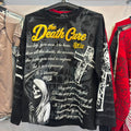 graphic long-sleeve waffle t-shirt