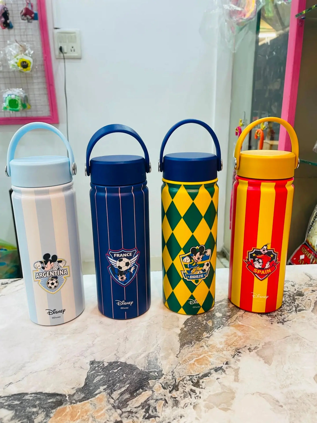 Disney Football Edition Stainless Steel Bottle – 550mL ⚽✨