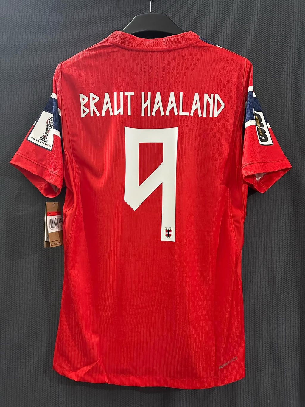 Norway Home Red Fans football Jersey