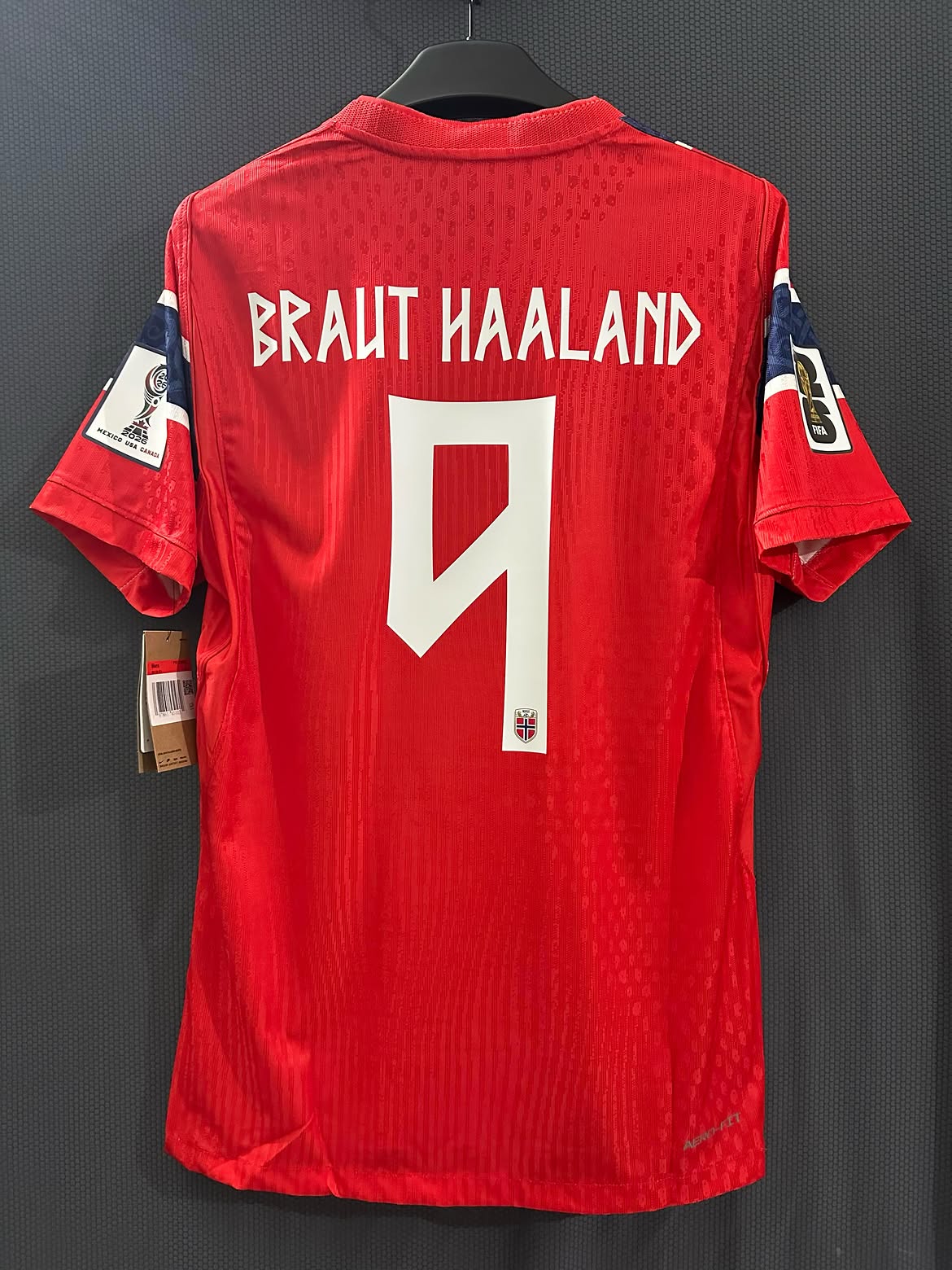 Norway Home Red Fans football Jersey