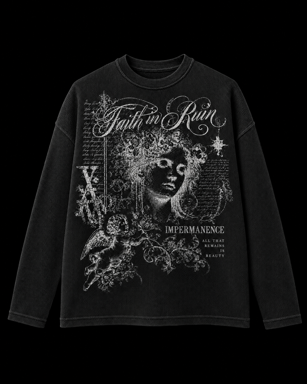 Faith in Ruin Waffle Long Sleeve