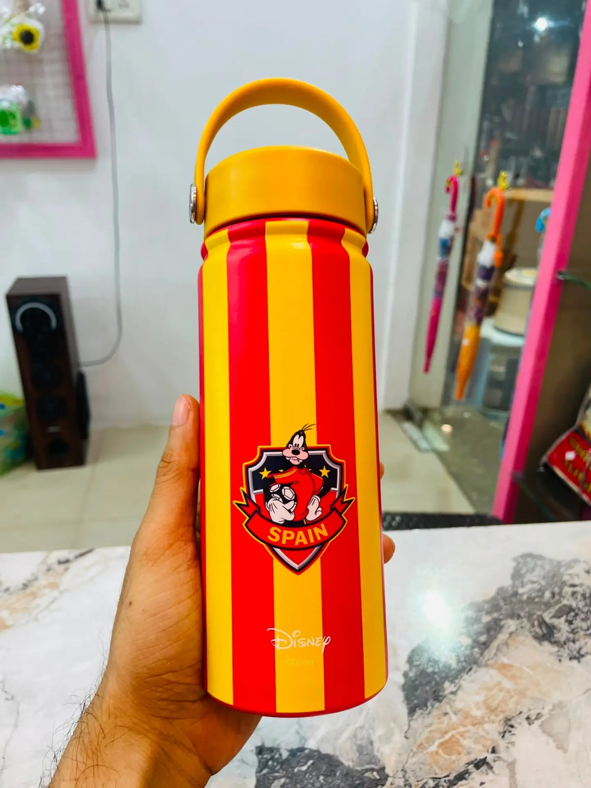Disney Football Edition Stainless Steel Bottle – 550mL ⚽✨